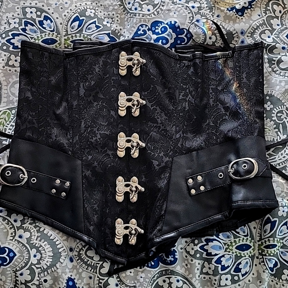 Underbust Corset Story Corset Pirate, Steampunk, Cosplay, Renfest